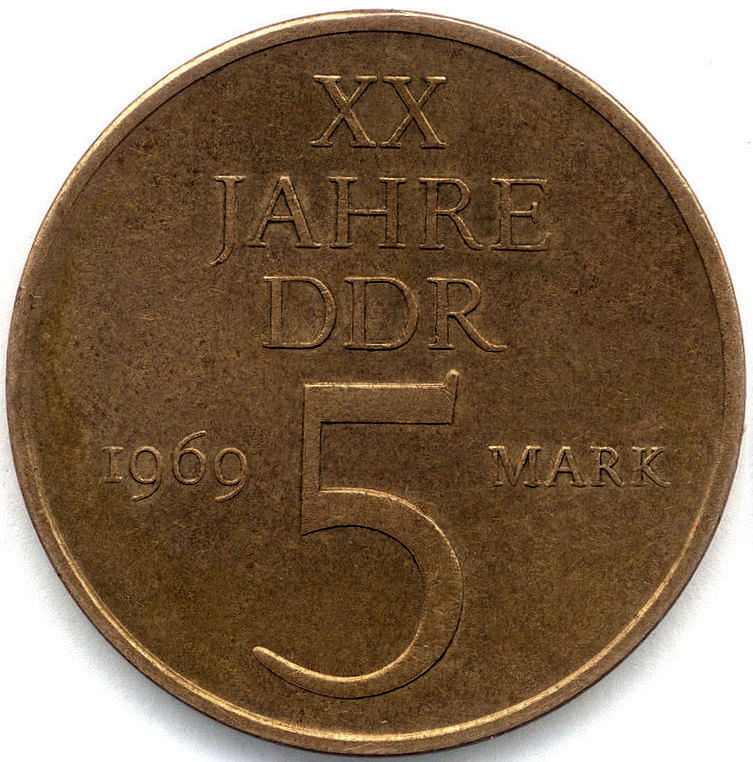 Foto 09, 5 Mark DDR 1969 VS