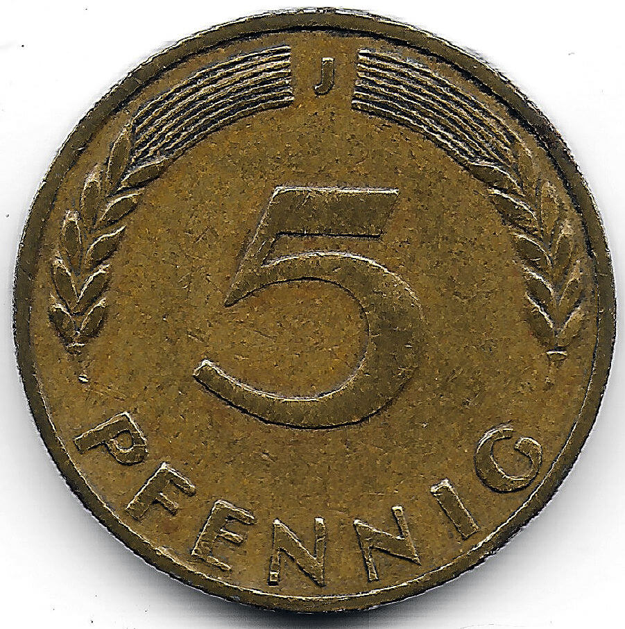 Foto 04, 5 Pfennig von 1949 VS