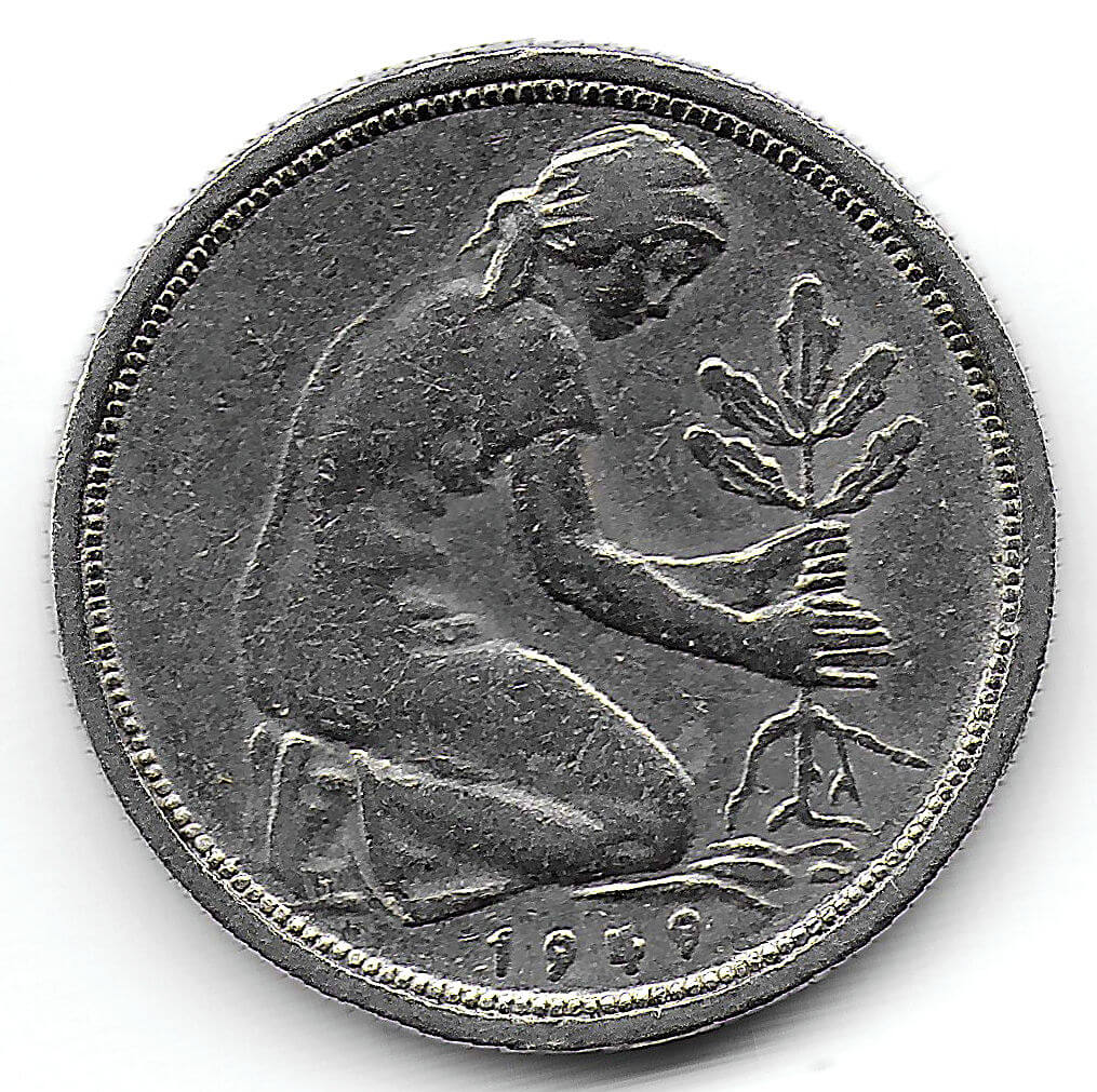 Foto 09, 50 Pfennig von 1949 RS