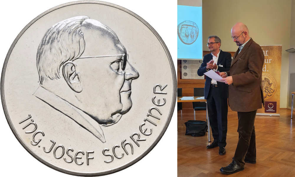 Mag. Michael Beckers wurde mit der Schreiner-Medaille geehrt.