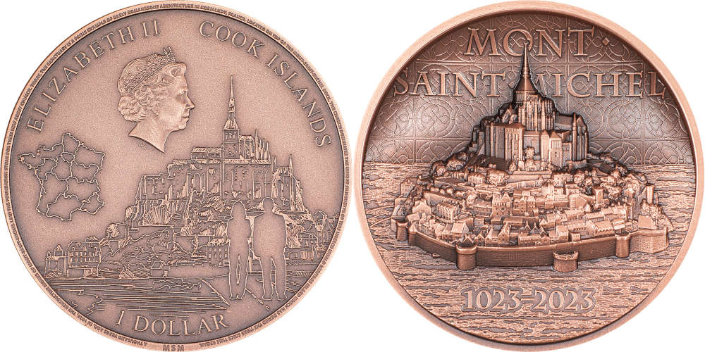 Cook Islands / 1 Dollar / Kupfer / 50g / 38,61 mm / Auflage: 5.000 Stück.