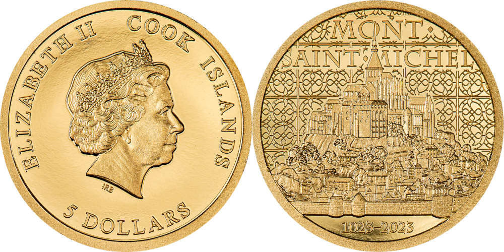 Cook Islands / 5 Dollars / Gold .9999 / 0,5g / 11mm / Auflage: 5.000 Stück.