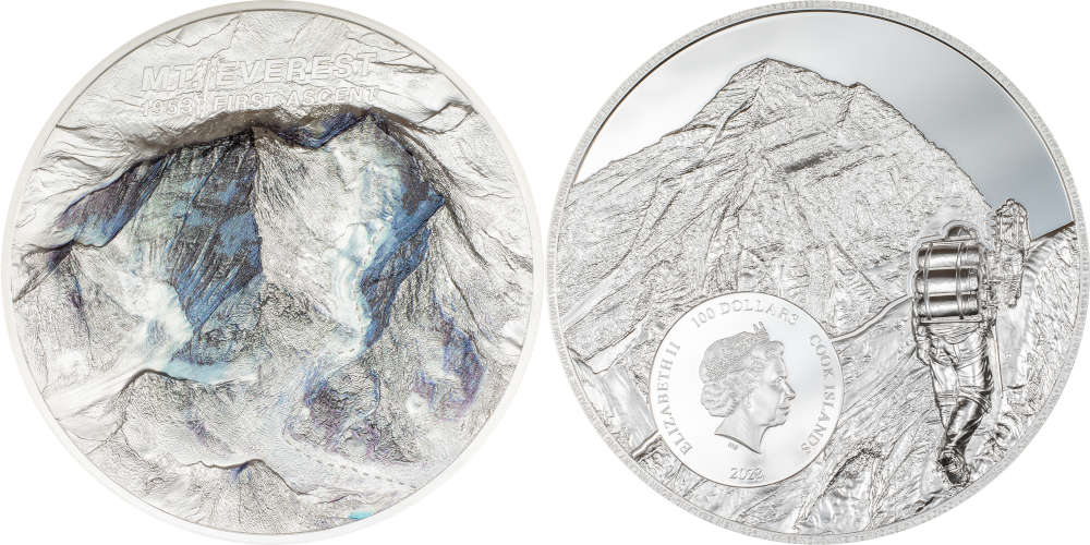 Cook Islands / 100 Dollar / Silber .999 / 1 kg / 100 mm / Auflage: 99.