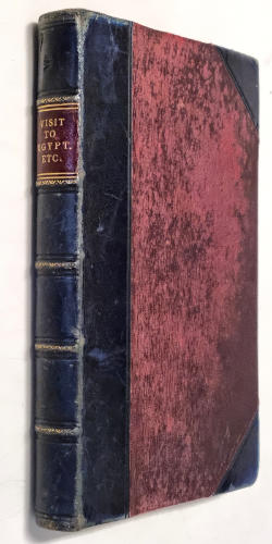 Half leather with spine label. Several annotations. II-III condition.
