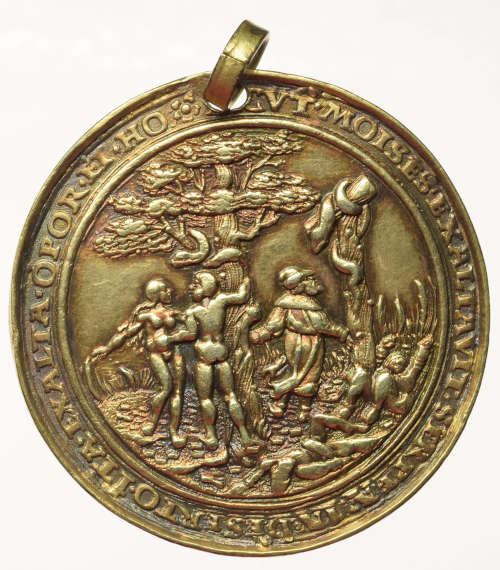 H. Magdeburger, Pestmedaille, 1537. Silber, vergoldet. © Münzkabinett, SKD.