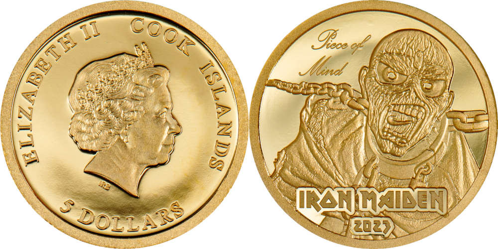 Cook Islands / 5 Dollars / Gold 0.9999 / 0.5 g / 11 mm / Mintage: 15,000.