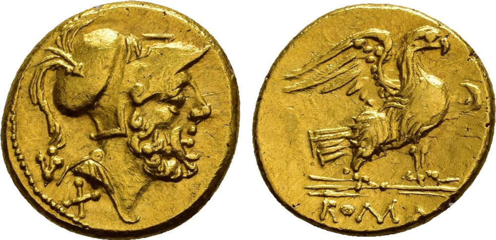 Römische Republik. Anonym. 60 Asses, nach 211 v. Chr. Fast vorzüglich. Dr. Busso Peus Nachf. Verkaufspreis: 9.500 EUR.