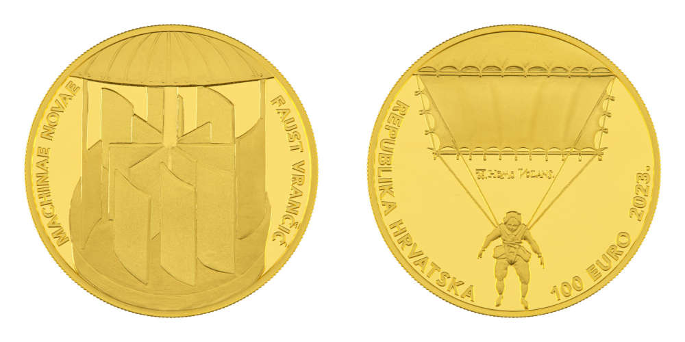 Kroatien / 100 Euro / Gold 0.9999 / 1 Unze / 32 mm / Auflage: 300. Foto: © Branimir Kralj / Kroatische Münzstätte.
