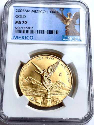 The grading process offers collectors and investors certainty, objectivity and marketability for their coins. With this Mexican Libertad, the holder ensures that the NGC certified condition is maintained in the highest grade MS70. Photo: RareCoin.Store.