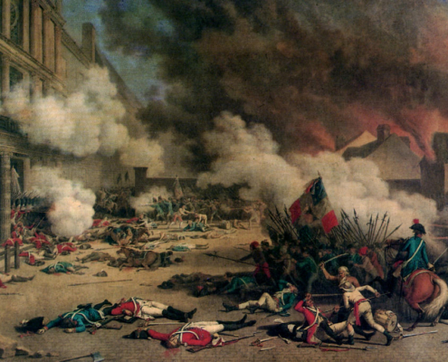 Jean Duplessis-Bertaux, Der Sturm auf die Tuilerien am 10. August 1792, 1793.