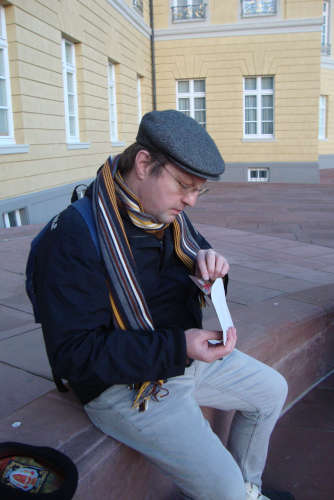 Ulrich Werz in Mannheim. Foto: Claire Franklin.