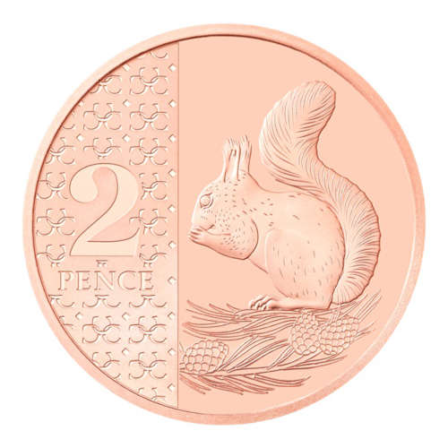 2 Pence. Bild: Presseabteilung der Royal Mint.