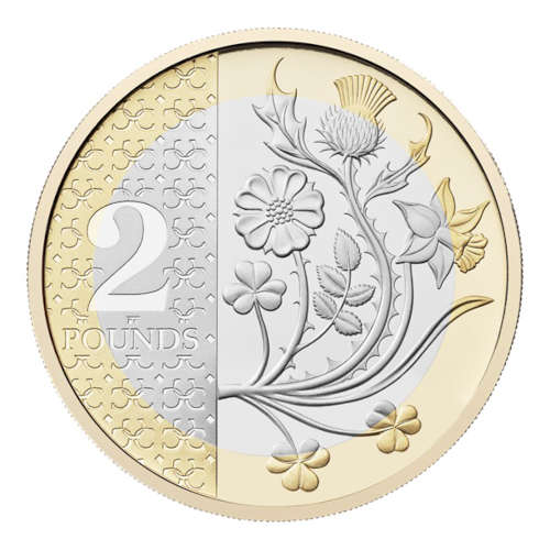 2 Pfund. Bild: Presseabteilung der Royal Mint.