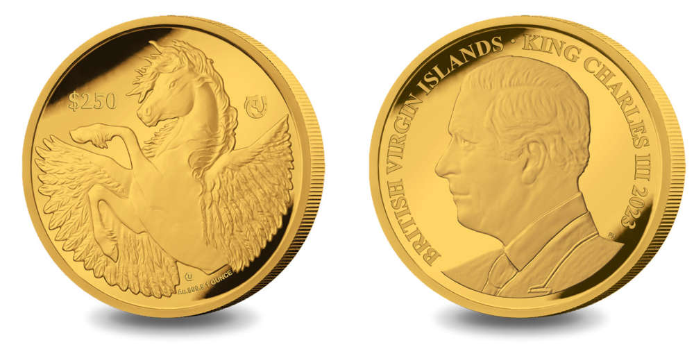 Britische Jungferninseln / 20 Dollar / 0,9999 Gold / 1 Unze / 38,60 mm / Auflage: 1.