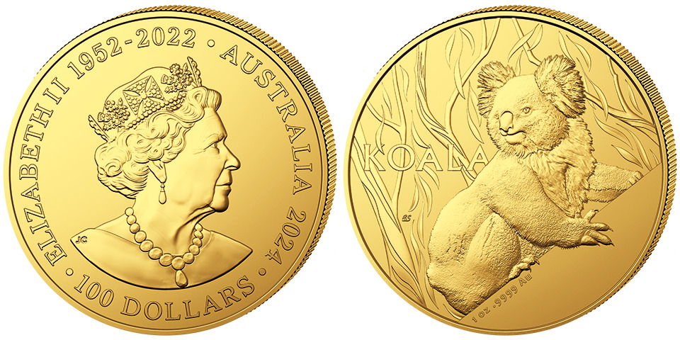 Australien / 100 Dollar / Gold 0.9999 / 1 Unze / 38,74 mm / Auflage: 1.000.