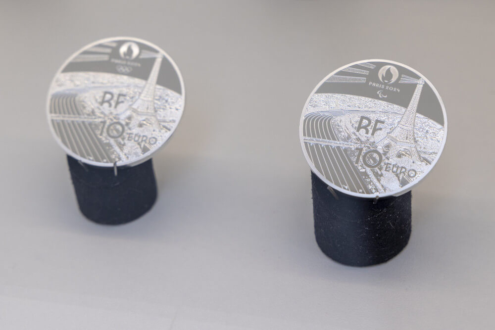 Gastland Frankreich präsentierte seine zahlreichen Münzen anlässlich der diesjährigen Olympischen Spiele. Foto: World Money Fair.