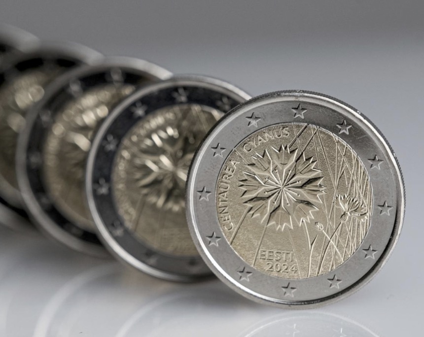 Highlight des Monats: Die neue 2-Euro-Münze aus Estland ist ein echter Hingucker. Foto: Eesti Pank.