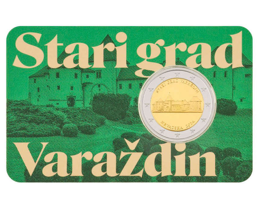 Kroatien hat mit der Festung von Varaždin eine neue Münzenserie ins Leben gerufen. Foto: Croatian Mint.