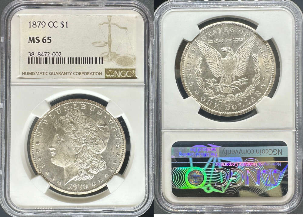 USA. Morgan Dollar, 1879-CC. NGC MS65. Park Avenue Numismatics. 22.604 EUR.