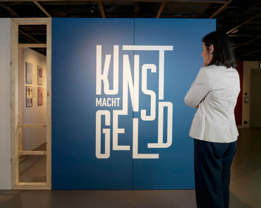 Die neue Sonderausstellung widmet sich dem Kunstmarkt. Bild: Schweizer Finanzmuseum.