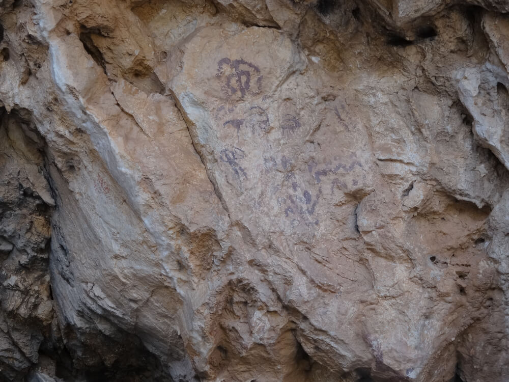Ok, maybe not exactly spectacular, but we’re still pleased as a Punch that we’re able to visit the abri! Photo: KW. Ok, maybe not exactly spectacular, but we’re still pleased as a Punch that we’re able to visit the abri! Photo: KW.