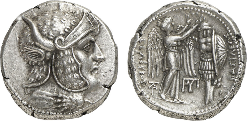 Seleucus I, 312-281. Tetradrachm, Susa, after 305/4. From Gorny & Mosch auction sale 236 (2016), 572. Seleucus I, 312-281. Tetradrachm, Susa, after 305/4. From Gorny & Mosch auction sale 236 (2016), 572.