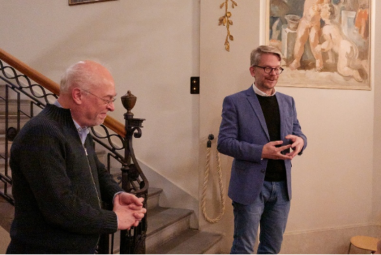 Benedikt Zach and Gunnar Dumke, the retired and the current director of the Coin Cabinet in Winterthur. Benedikt Zach and Gunnar Dumke, the retired and the current director of the Coin Cabinet in Winterthur.