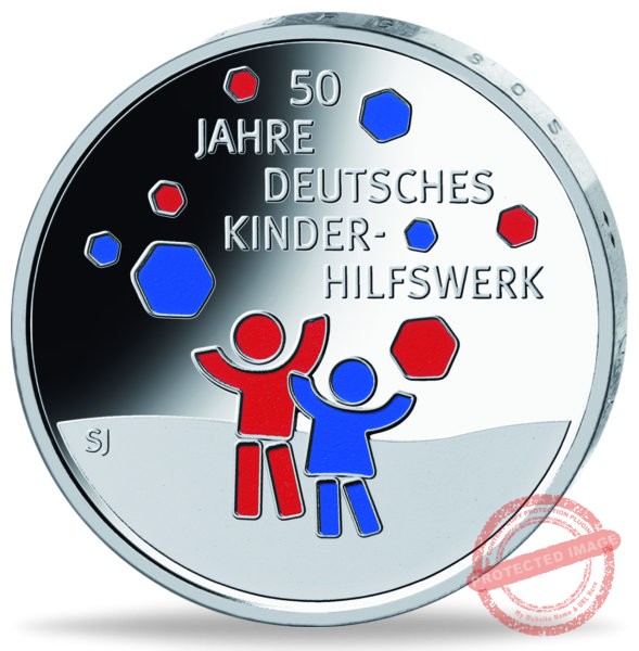 Großes Land mit vielen Münzsammlern; politisch angehauchtes Thema; simples Design mit traditioneller Technik: Gehen Sie davon aus, dass das Legal Tender ist. BRD. Gedenkmünze Kinderhilfswerk.