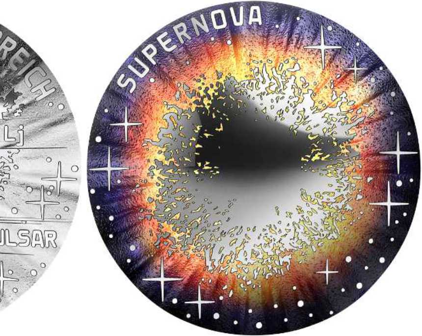 Die Gewinnerin des COTY 2025: Supernova von der Münze Österreich Die Gewinnerin des COTY 2025: Supernova von der Münze Österreich