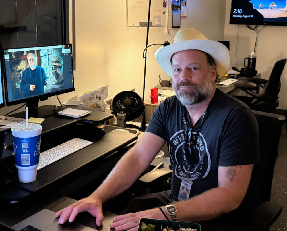 Heritage verfügt über ein eigenes Aufnahmestudio für seine Vlogs und Podcasts. Foto: UK