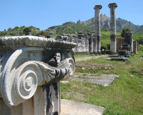 Blick auf den großen Tempel der Artemis von Sardes. Foto: KW