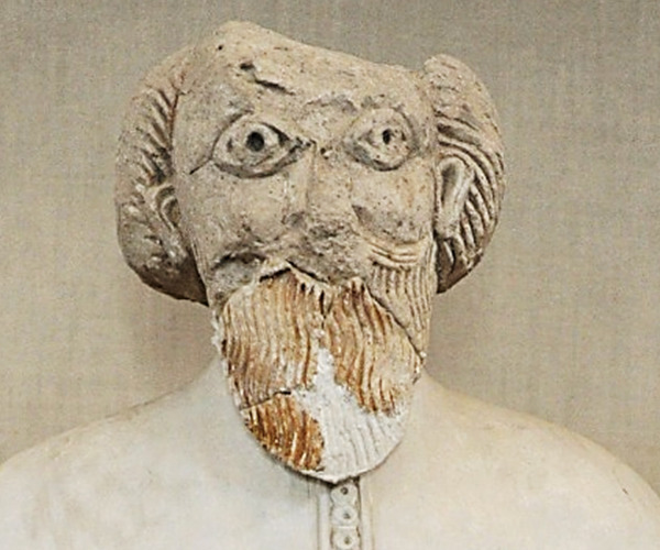 Porträt von Hisham II. aus seinem Palast Khirbat al-Mafjar, heute im Rockefeller Museum / Jerusalem. Foto: Taha b. Wasiq b. Hussain. ccby 4.0