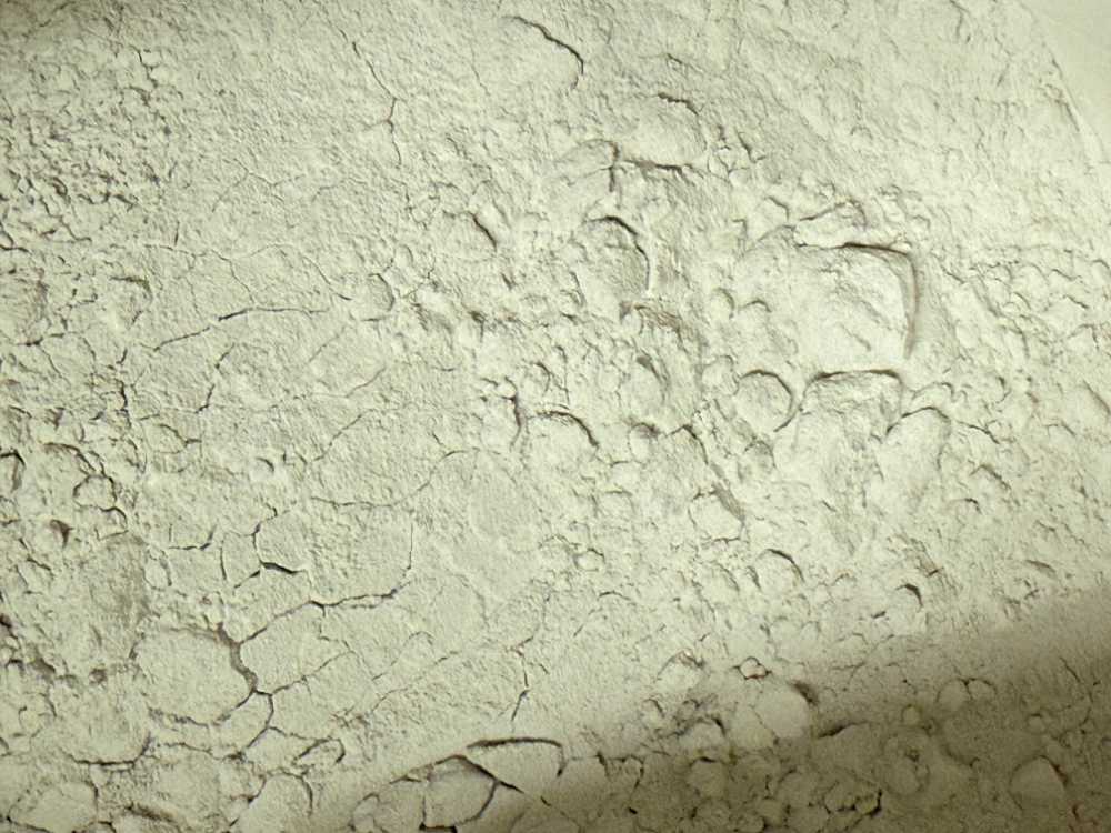 Endresultat ist eine trockene Pulvermasse