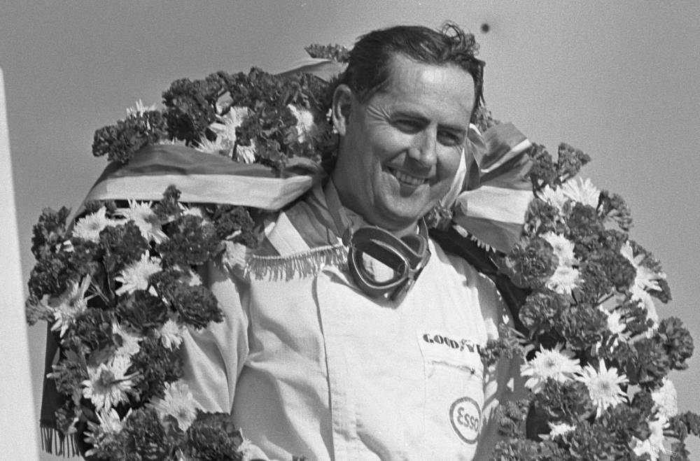 Jack Brabham nach dem Sieg im Grand Prix von Zandvoort. Foto: Eric Koch für Anefo / neg. stroken, 1945-1989, 2.24.01.05 / 919-3868. Nationaal Archief / Niederlande. cc-by3.0