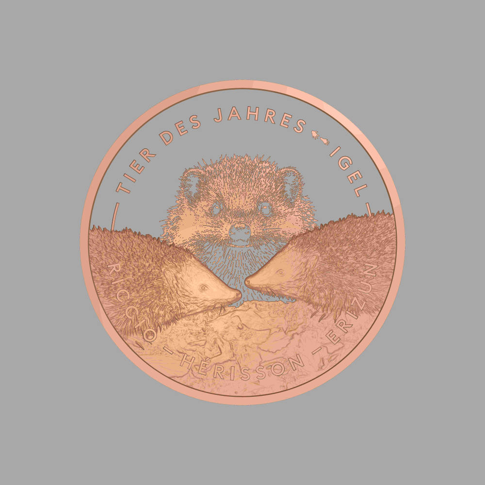 Das Design in Reinzeichnung. Foto: Swissmint