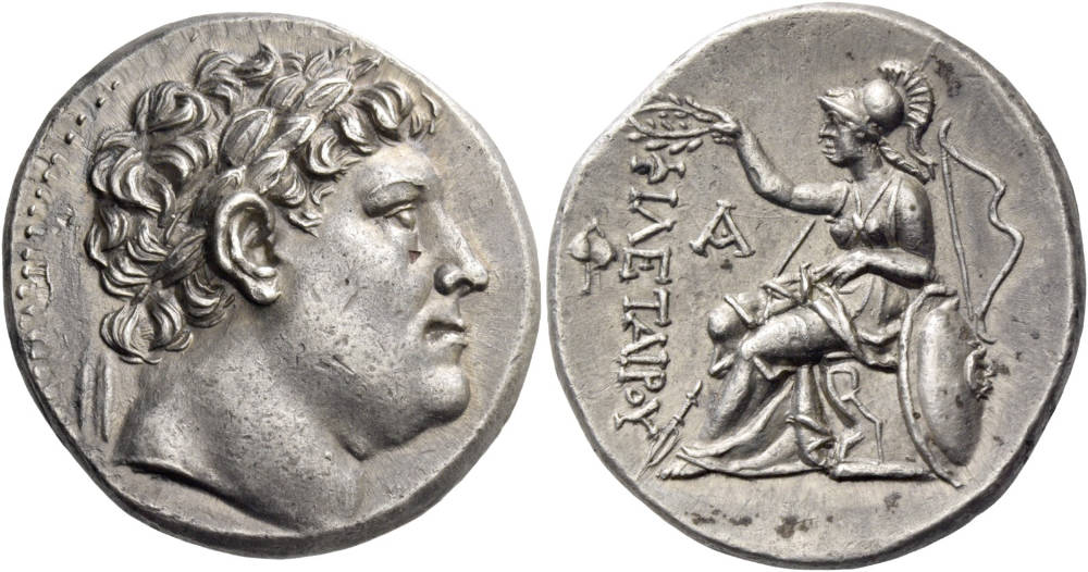 Eumenes I. Tetradrachme, um 255-241. Gutes vorzüglich. Taxe: 3.500 CHF. Zuschlag 3.750 CHF. Aus Auktion NAC 114 (6. Mai 2019), Nr. 1185