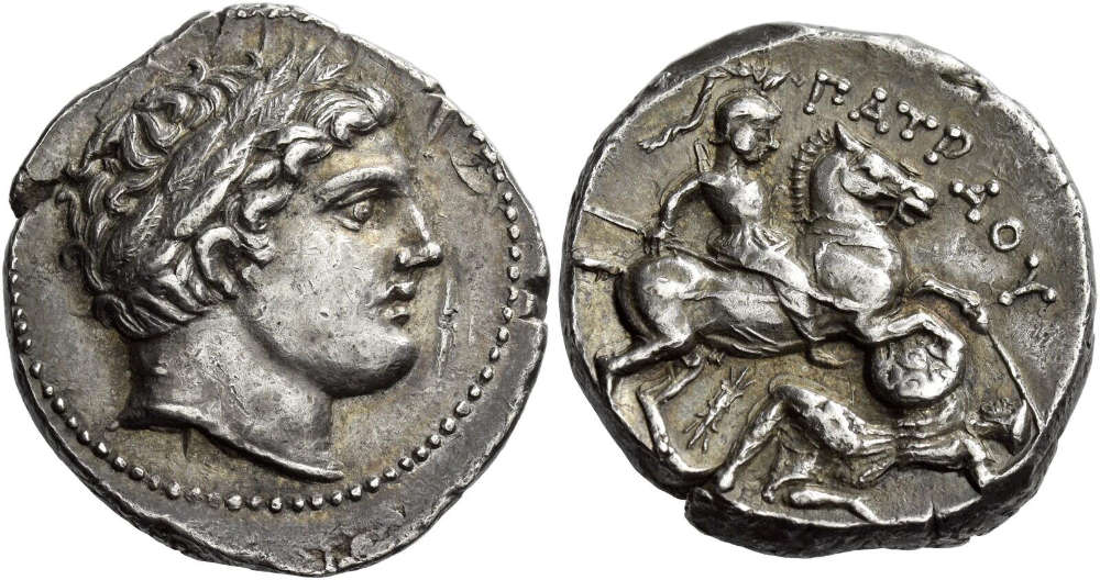 Patraos. Tetradrachme, um 340-315. Schätzung: 6.000 CHF. Zuschlag: 22.000 CHF. Aus Auktion Numismatica Ars Classica 140 (2023), Nr. 60