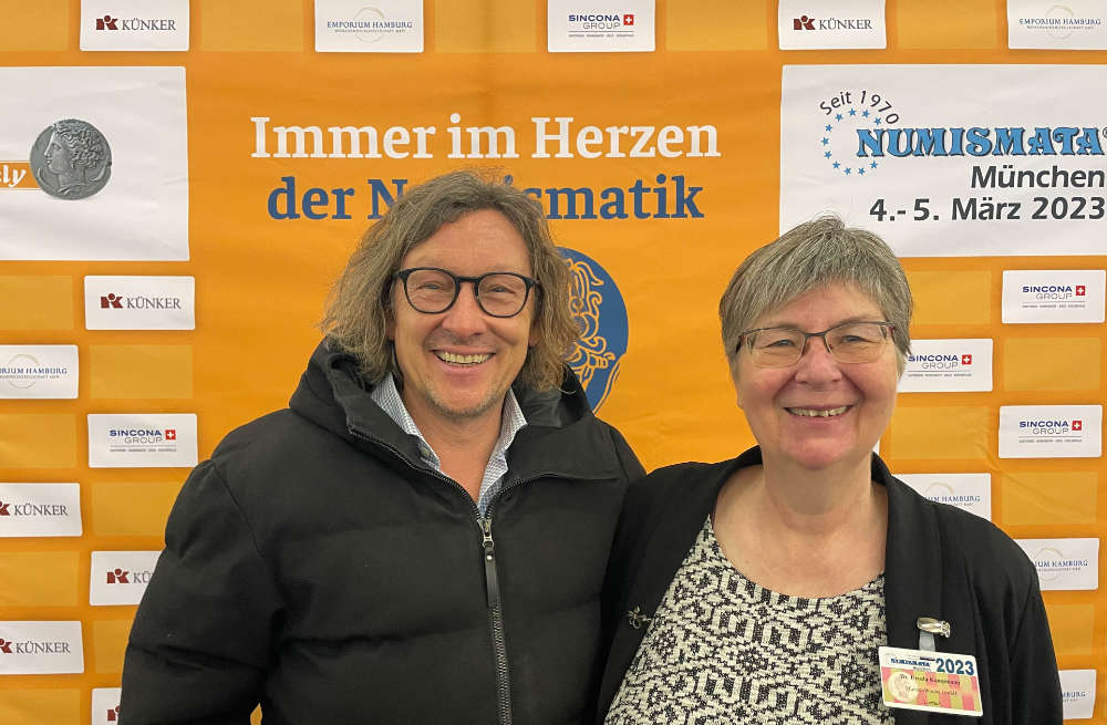 Ulf Künker am Stand der MünzenWoche. Foto: KW.