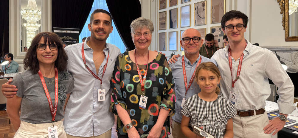 ibercoin aus Madrid. Auch hier ist die ganze Familie in den Münzhandel involviert. Foto: MünzenWoche.