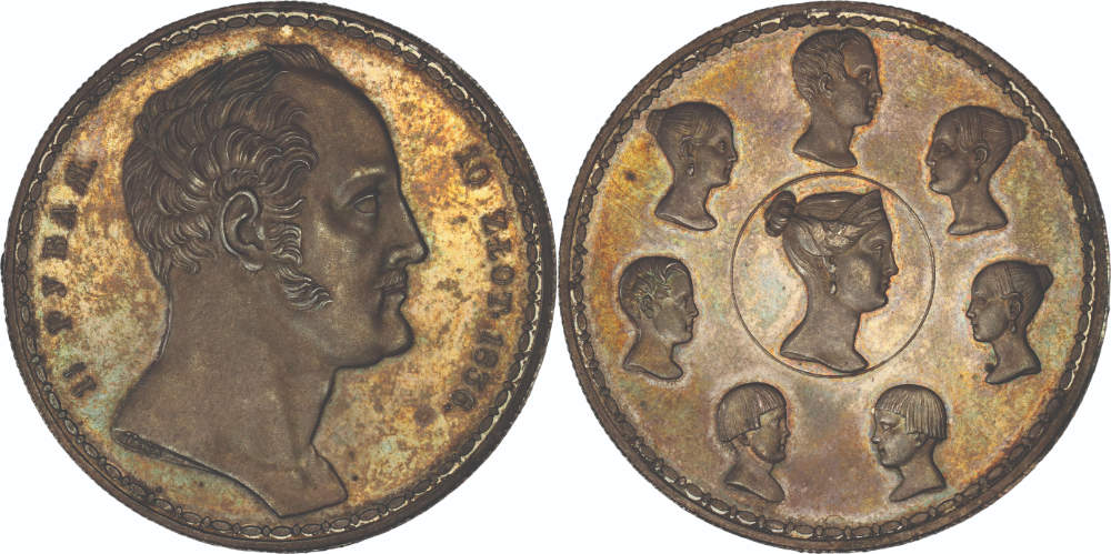 1514: Russland. Familienrubel, 1836, St. Petersburg. Nur 50 Exemplare geprägt. Aus Sammlung Silberstein. PCGS MS63. FDC. Vorzüglich. Taxe: 100.000 Euro
