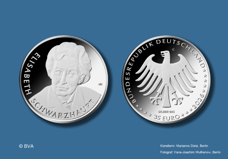 26. Januar 2027 - 35 Euro Sammlermünze 