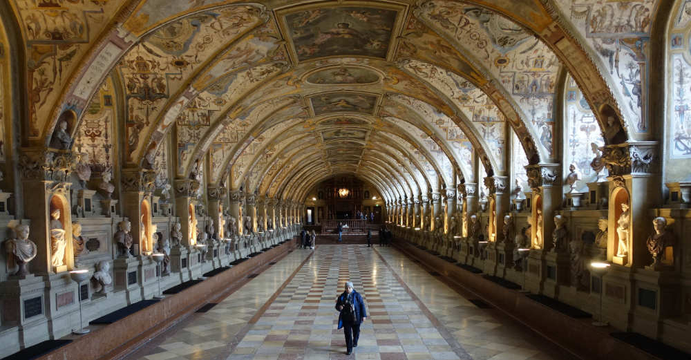 Das Antiquarium in der Münchner Residenz. Foto: KW.